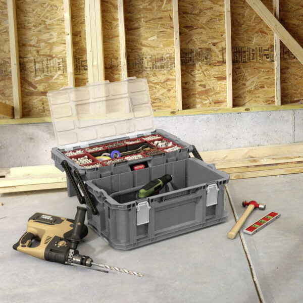 กล่องเก็บอุปกรณ์ช่าง Connect Canti Toolbox -Grey