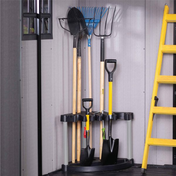 อุปกรณ์จัดเก็บเครื่องมือ เครื่องใช้ในสวน Corner Tool Rack แบบเตี้ย จากยุโรป Keter by จัดบ้าน